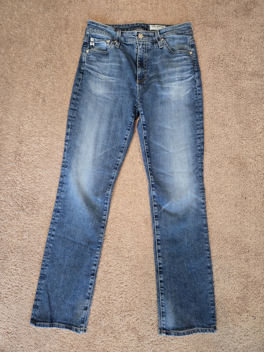AG Adriano Goldschmied Farrah Ankle Jeans High Rise Sz 29R 15Yrs Shoreline Wash